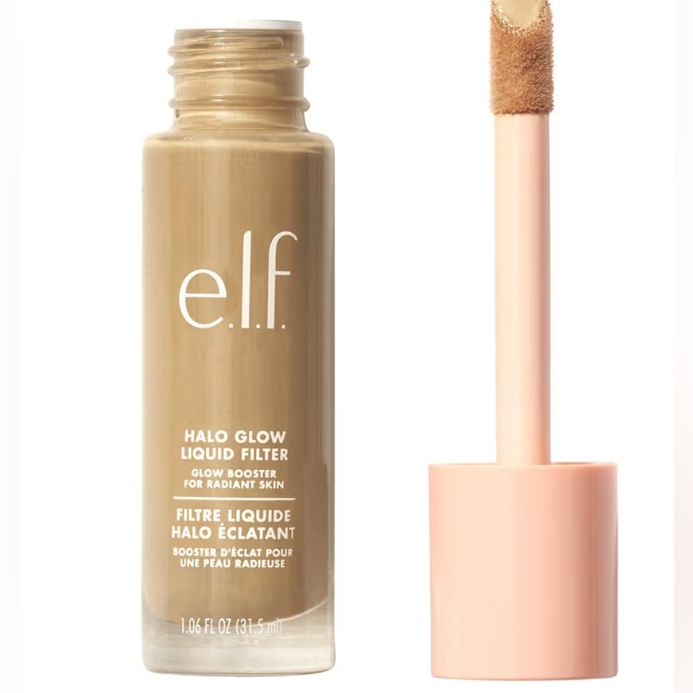 e.l.f. Halo Glow Liquid Filter, Complexion Booster For A Glowing 3.5 Medium